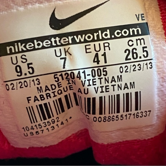 Nike Air Shoes Women’s Size 9.5 Nike Trail Alvord 10 Lace Up Sneakers Pink - Picture 9 of 10